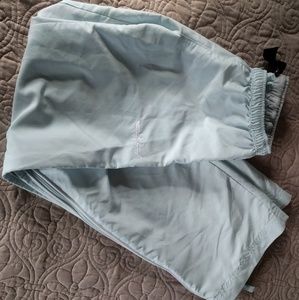 Bebe sports baby blue zippered track pants XS